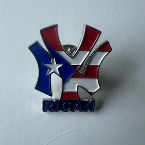 COPY - New York Rican Puerto Rico flag pin